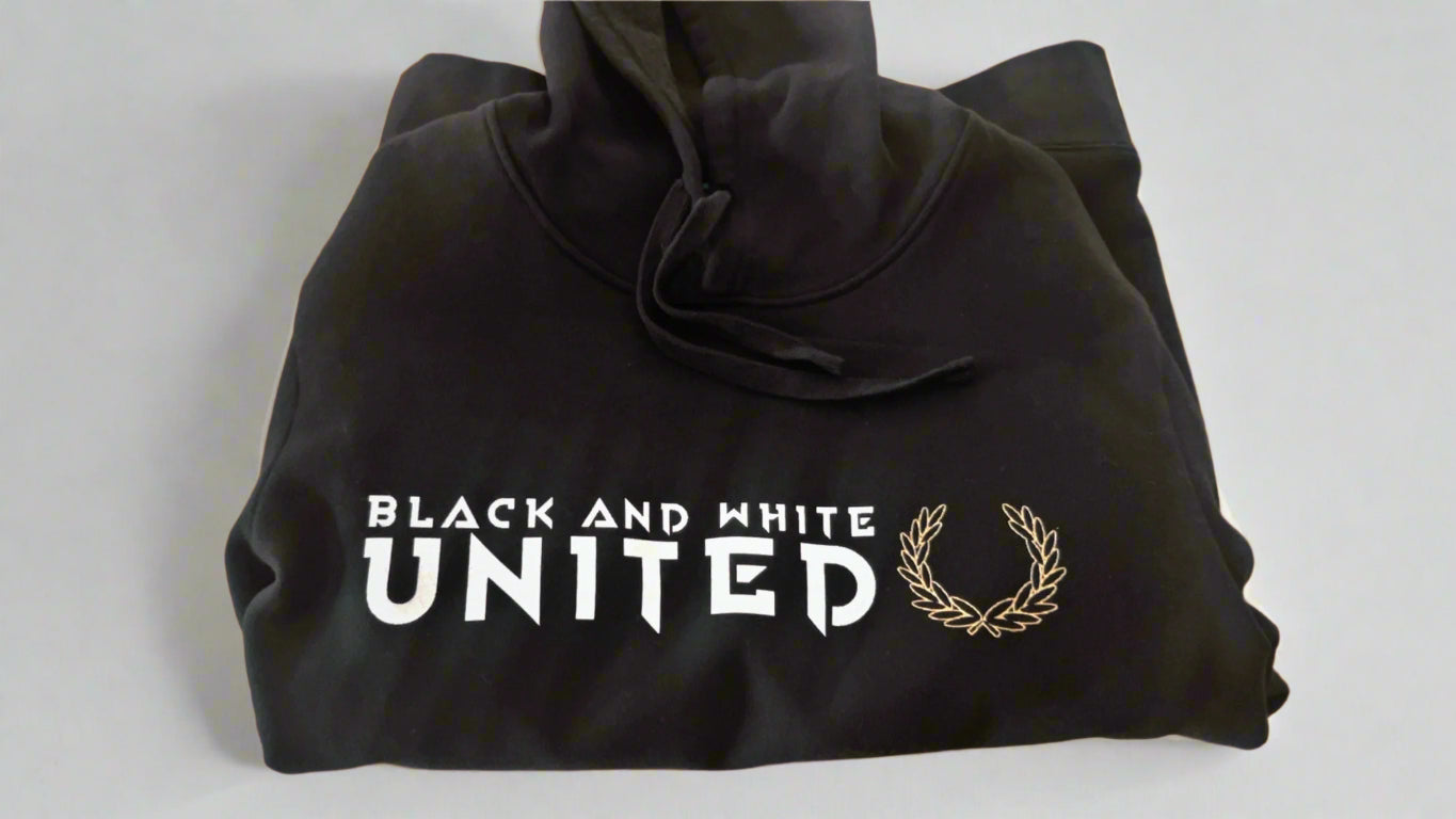 Black and White United Hoodie
